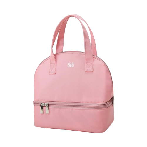 HengDidi Breastmilk Cooler Bag Breast Pump Bag with Cooler Fits 6 Bottles, Double Layer Breast Milk Baby Bottle Cooler Bag, for Travel, Nursing Mom Daycare, Work, Picnic (Pink)