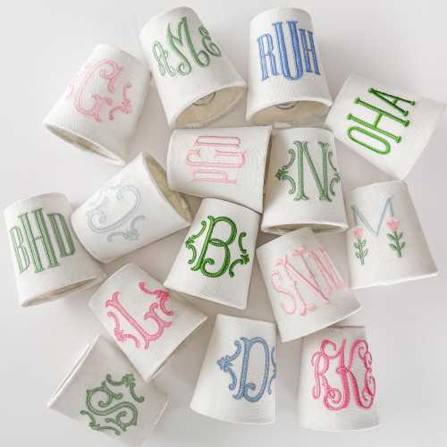 Custom Embroidered Monogram Night Light: Personalized Nursery Decor