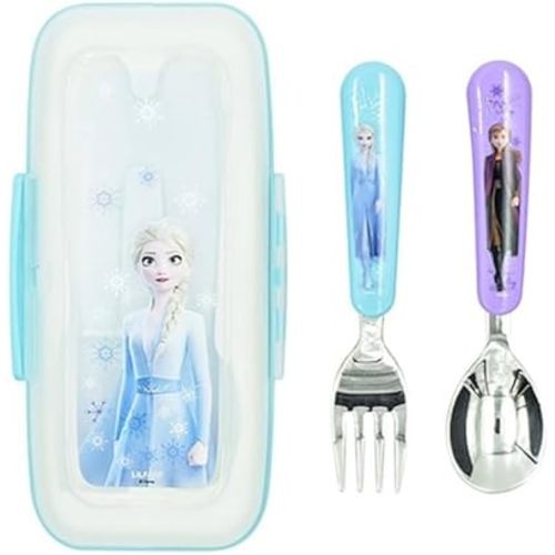 Frozen Elsa Fork and Spoon Flatware Set with Case