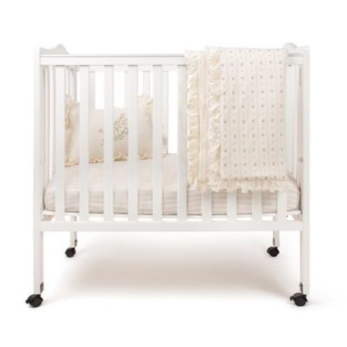 Ely's & Co. - Linear Floral/Berry Leaf Crib Bedding Set