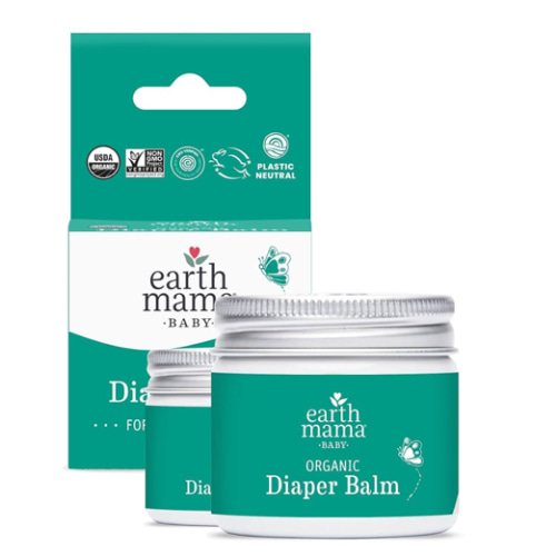 Earth Mama Organic Diaper Balm 2-Ounce | Diaper Cream for Baby | EWG Verified, Petroleum & Artificial Fragrance-Free with Calendula for Sensitive Skin (2-Pack)