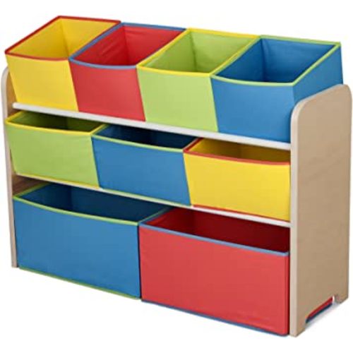 Delta Multi-Color Deluxe Toy Organizer with Storage Bins