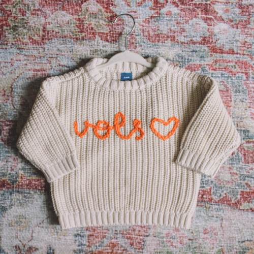 Custom College Football Baby Sweater VOLS UT - Etsy