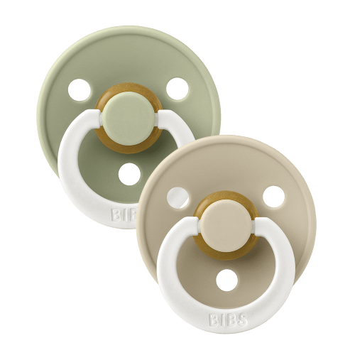 GLOW 2 Pack Pacifier - Sage/Vanilla | Soothing Day & Night – Bibsworld store US