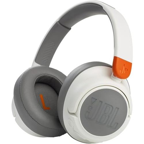 JBL JR 460NC - Wireless Over-Ear Noise Cancelling Kids Headphones - White