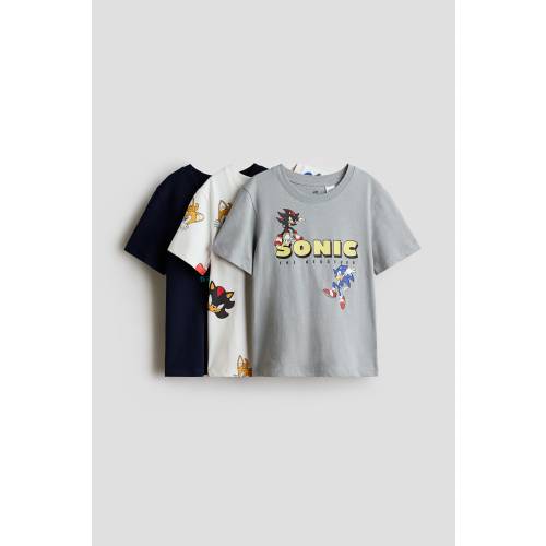 3-PACK PRINTED T-SHIRTS