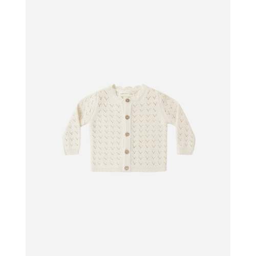 Scalloped Cardigan Blush