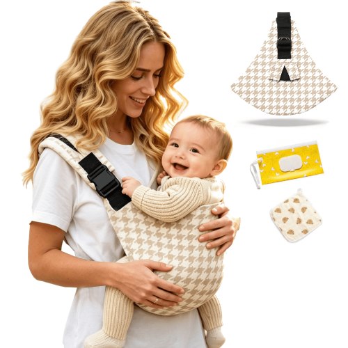 Baby Sling Carrier Adjustable Baby Sling -Toddler Sling Comfortable Baby Wrap Carriers Ergonomic-Designed, Travel Friendly Carrying 10-45 Lbs