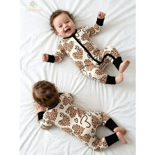 unisex baby bamboo fiber romper 2 way zipper mitten - Temu
