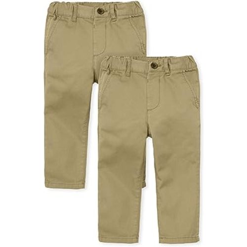The Children's Place and Toddler Stretch Relaxed Straight Chino Pants,multipacks