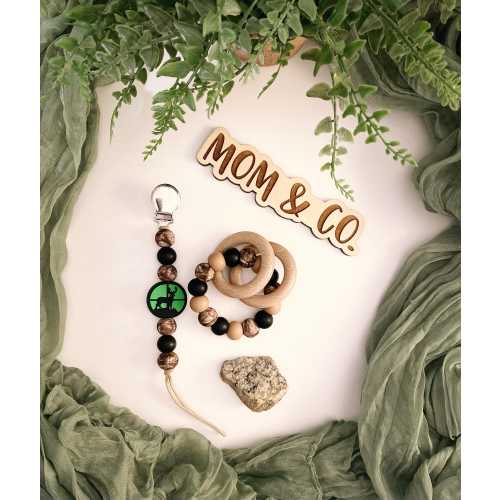 Hunting Camo Pacifier Clip Set / Safe / Unique / Baby Boy / Baby Girl / Cute / Moms / Dads / Gifts for Baby / Baby Shower / Fall / Deer
