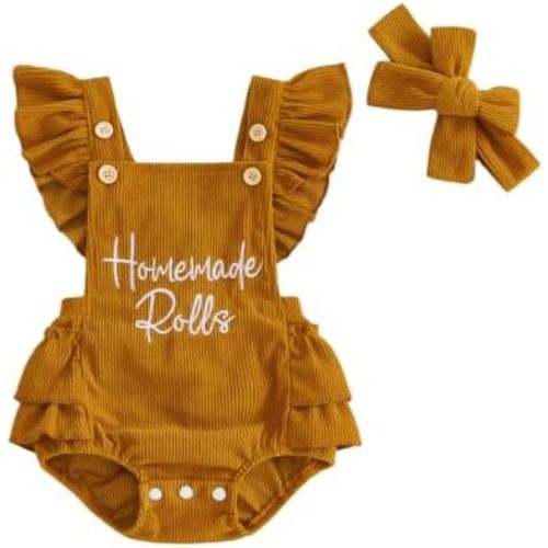Thanksgiving Baby Girl Outfit Cute Letters Newborn Harvest Fall Clothes