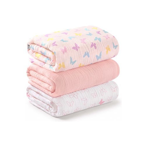 3-Pack Lyra Muslin Swaddle Blankets