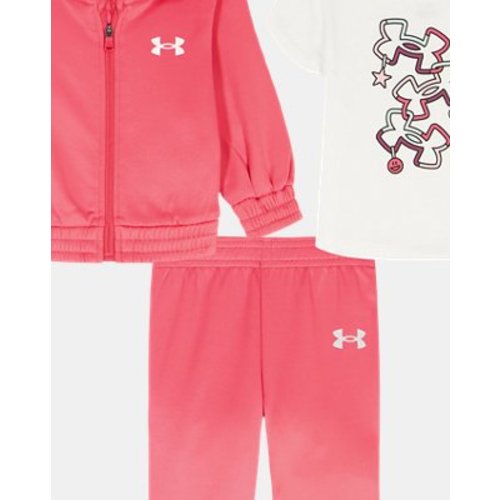 UA Tech Fleece Newborn Girls' 3-Piece Sweatsuit & T Set | Under Armour