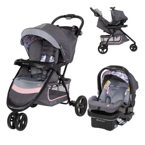 Baby Trend EZ Ride SE Travel System with Secure-Lift Infant Car Seat - Dash Sage