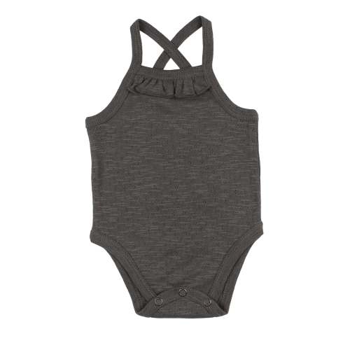 12-18 mo. Feather | Organic Pointelle Criss-Cross Bodysuit – L'ovedbaby
