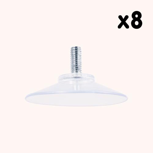 1 pack of 8 suction cups Playpen base suction cup