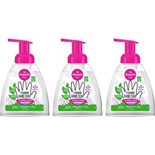 Dapple Foaming Hand Soap Baby, Lavender, 13 Fl Oz Pump Bottle (Pack of 3) - Gentle, Plant Based, Hand Wash Baby Soap - Hypoallergenic for Sensitive Skin