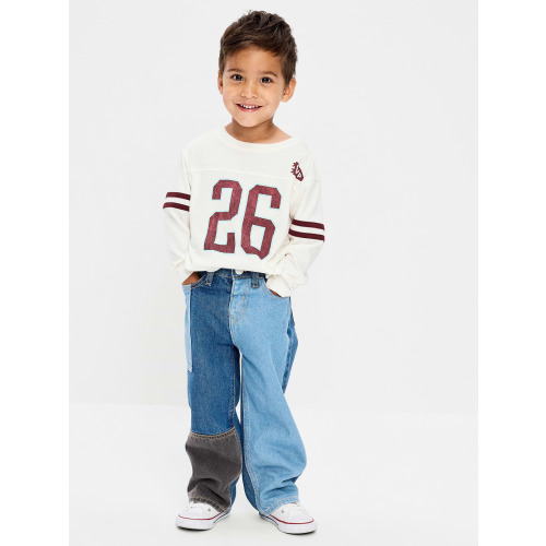Baggy Patched Jeans for Toddler Boys (12-18m)