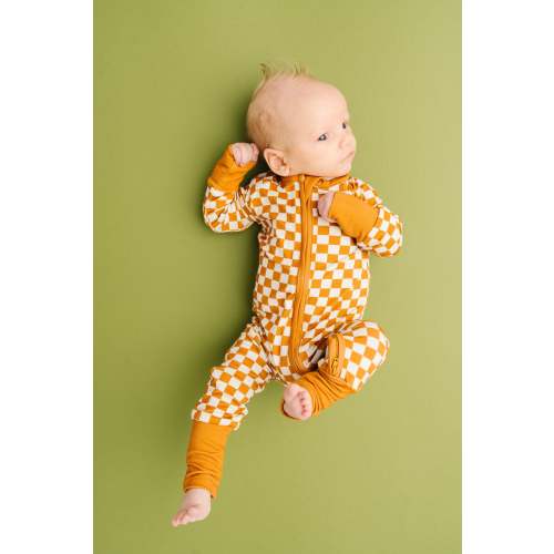 Checkerboard Charm Bamboo Sleeper