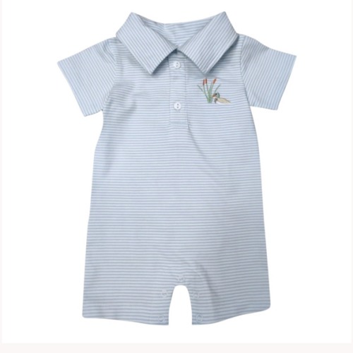 Ishtex Mallard Boy Romper - Ruffle Me This