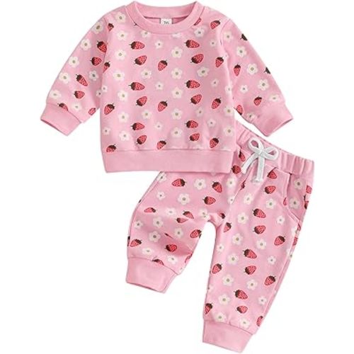 Baby Girl Clothes Daddy Mama Saying Outfits Long Sleeve Fall Winter Infant Toddler Sweatshirt Top Pants Set