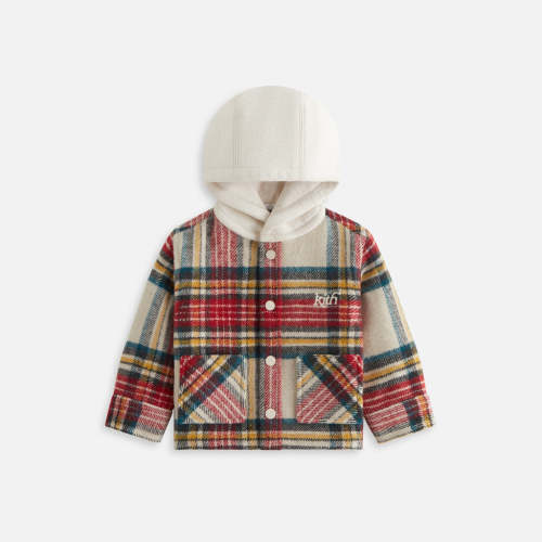 Kith Baby Hooded Ginza Shacket - Waffle size 12-18mo