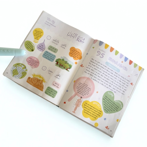Juzu’ Amma Book for Kids: Part 1 (Ash-Shams to An-Nas) |Illustrated Word-by-Word Quran Learning Book | Word-by-Word Translation, Reflection, and Fun Facts – Lala + Mo