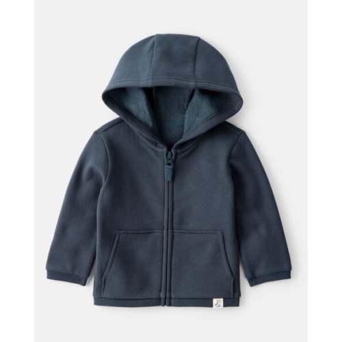 Baby Boy DayDream Fleece Long-Sleeve Zip-Up Jacket - Navy | Carter's