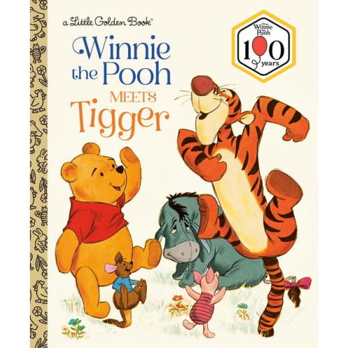 Little Golden Book Winnie the Pooh Meets Tigger, (Hardcover)