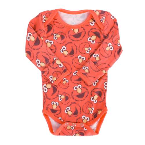 Long Sleeve Bodysuit - Elmo