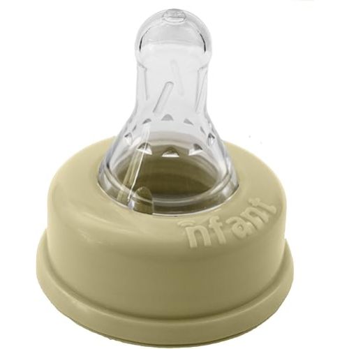 nfant | Extra Slow Flow Nipple, Gold (3ml/min), 4-Pack