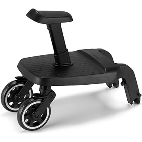 Joolz AER+ Footboard - Accessory for Baby Stroller - Stroll with Two Children - Easy to Store - Spacious & Stable - Foldable & Practical - Smart Design - Black