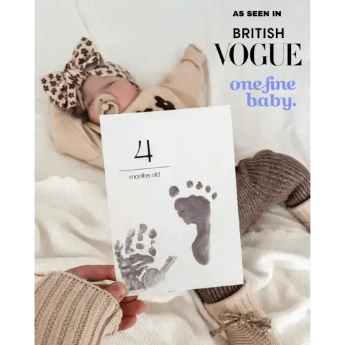 Inkless Milestone Cards – Baby Keepsake Hand and Footprint Kit – Little Lullaby