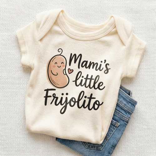 Mami's Little Frijolito Baby Onesie - Cute Spanish Latin Baby Bodysuit