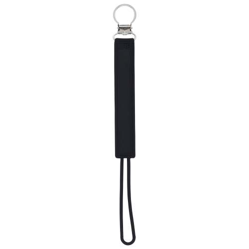 Classic Black All Silicone One Piece Pacifier Clip