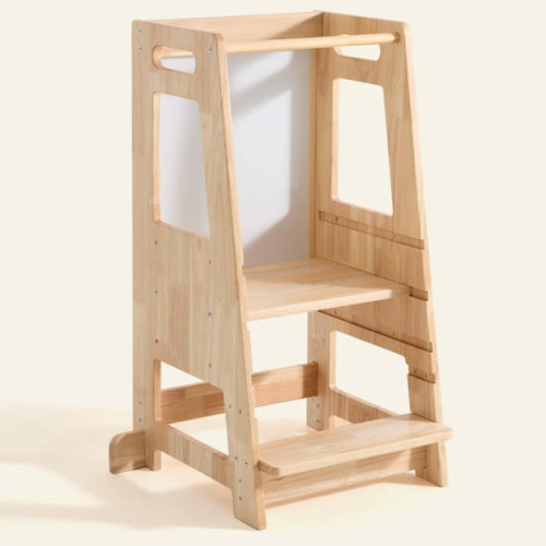 HARPPA Nordo | Safe & Stable Montessori Toddler Kitchen Wooden Tower - Perfect for Cooking & Learning, Counter Helper, Kitchen Tower, Gift for 2 Year Old