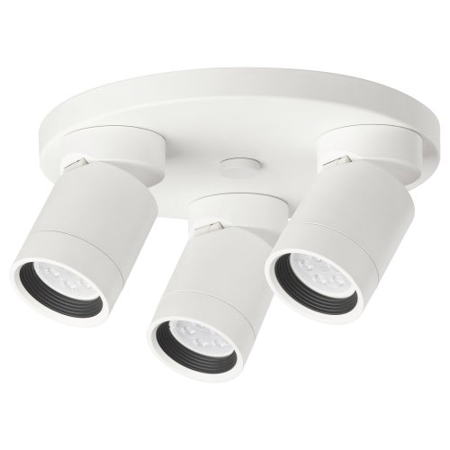 NYMÅNE Ceiling spotlight with 3 lights - white