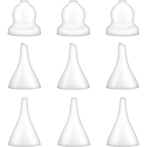 Replacement for Grownsy / LittleTora / HEYVALUE / Watolt / HailiCare / MOMIDEAL / Cocobelam / KIDIRA / TEQIN Baby Nasal Aspirator Tips, 3 Pcs Nose Cleaner Heads