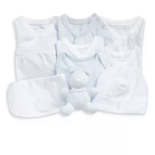 Unisex 11 Piece Organic Cotton Gift Set - Baby