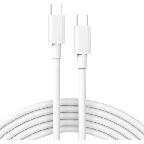 IFEART 10ft USB C to USB C Cable for iPad Pro 13/12.9/11 inch, Air 5/4, Mini 6, MacBook Air/Pro Charger, iPhone 17/16/15 Pro Max, Pixel, USBC Type C Fast Charging Cord