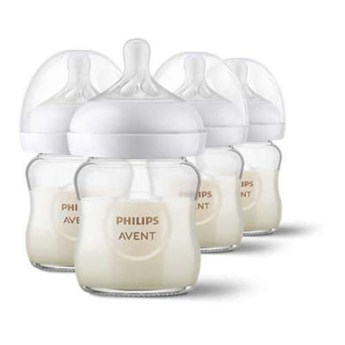 Glass Natural Response Baby Bottle SCY910/04 | Avent