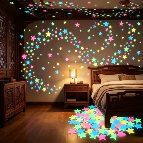 310 in dark wall stickers mixed colors 1 18inch - Temu