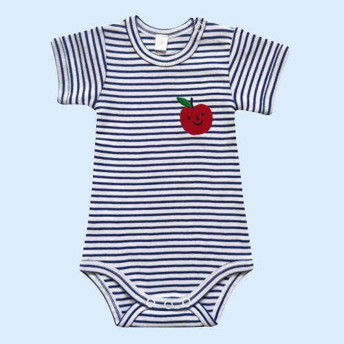 Apple Embroidered Bodysuit | 3-6 months