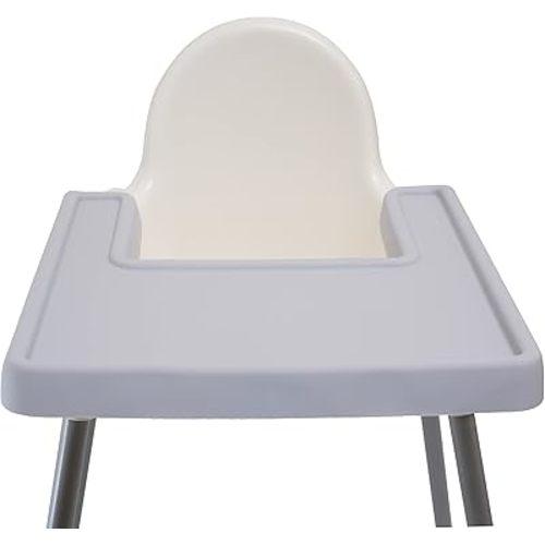 Set de table en silicone pour chaise haute IKEA Antilop, sans BPA, passe au lave-vaisselle, assiette de sevrage LED ezpz, nourriture pour bébé