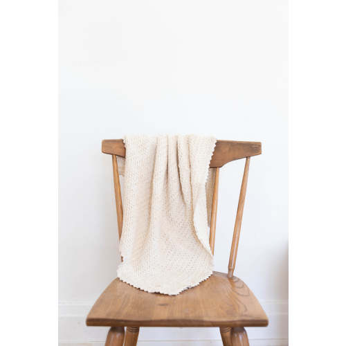 cozy waffle blanket | baby size - milk – New Grain Goods