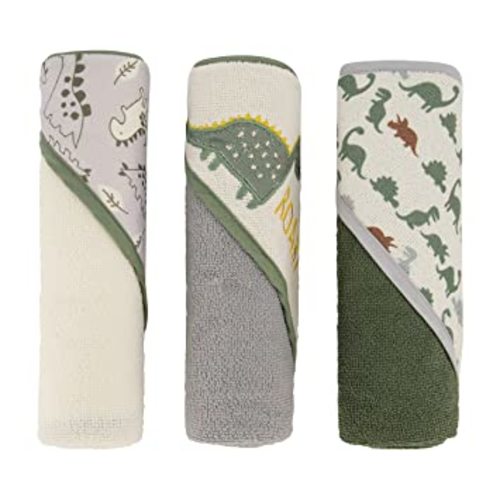 3 Pack Rolled Hooded Towels