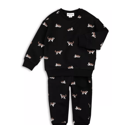 Boys' St. Bernard Print Sweatshirt & Joggers Set - Baby, 6 M