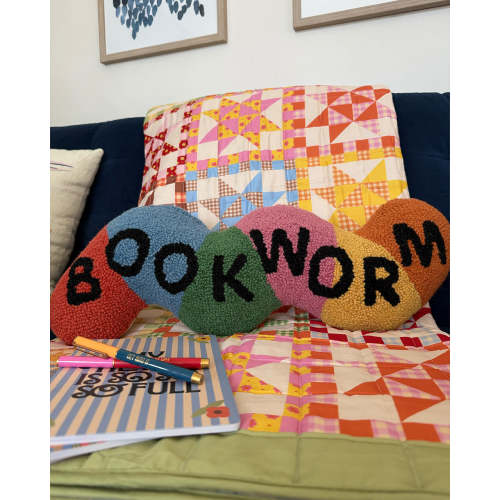 Bookworm Hook Pillow