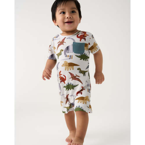Roar & Explore Pocket Shorty Romper